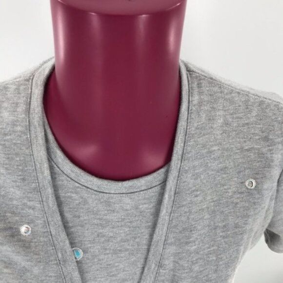 Rafael Sport Embellished Twin Set Sz L - Picture 9 of 10